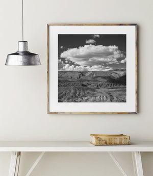 Monochroom landschap van Arizona Wandkunst