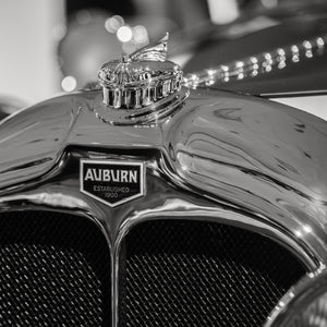 Vintage Auburn emblem wall art photograph