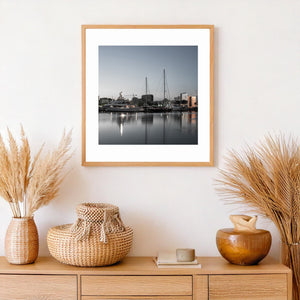 Fine Art foto van Barcelona-boten