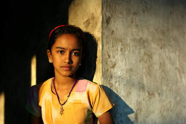 Portrait of girl on Pollenthai Beach