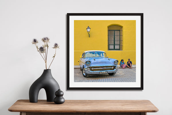 Beautifully restored Chevrolet classic car in Havana Cuba | Photo Art Print fine art photographic print