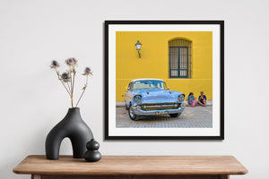 Beautifully restored Chevrolet classic car in Havana Cuba | Photo Art Print fine art photographic print