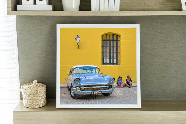 Beautifully restored Chevrolet classic car in Havana Cuba | Photo Art Print fine art photographic print