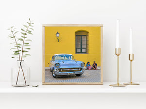 Beautifully restored Chevrolet classic car in Havana Cuba | Photo Art Print fine art photographic print