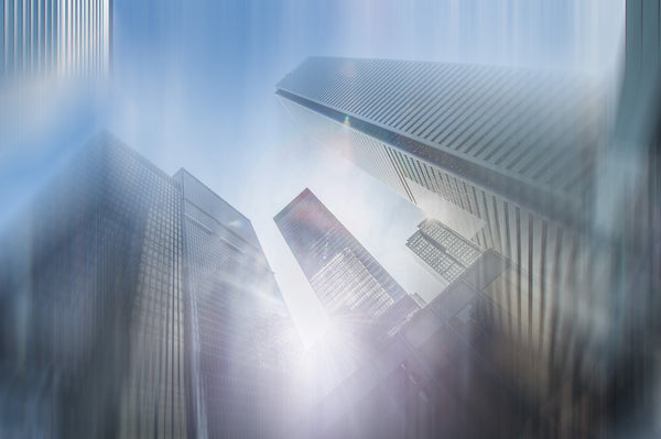 Blurred Skyscrapers in Toronto