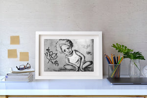 Boy Wall Art and Graffiti Textured Wall Havana fine art photographic print