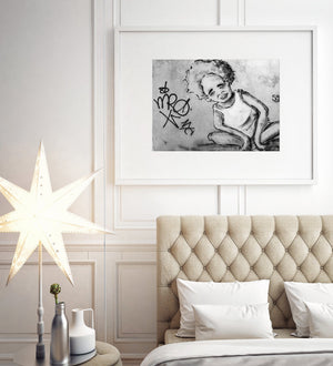 Boy Wall Art and Graffiti Textured Wall Havana fine art photographic print