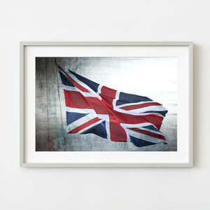 British flag with grunge effect – artistic wall art