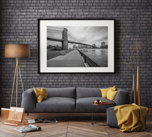 East River rustige ochtendscènefoto