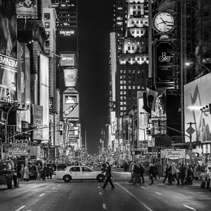 Night street photography New York City