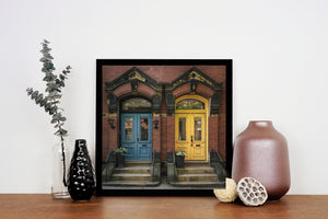 Decorative arched doorways in Saint John Canada