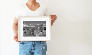 industrial ruins in sault ste marie captured from drone