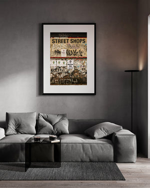 Toronto urban decay photography featuring layered wall textures