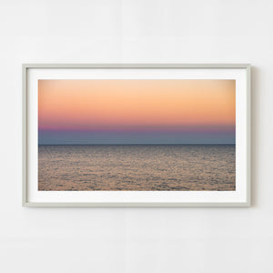 Winter dusk sky over Lake Ontario