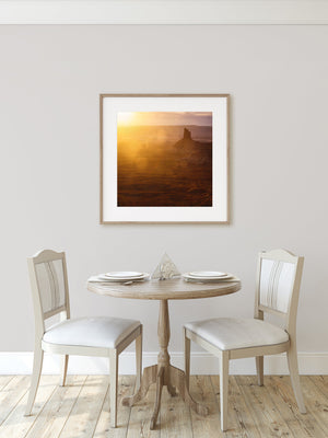 Sunset desert photography art