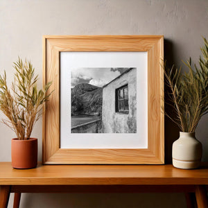 Historic stone hut Ireland photo print