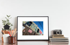 Cartoon mural on building Dallas Texas | Photo Art Print fine art photographic print