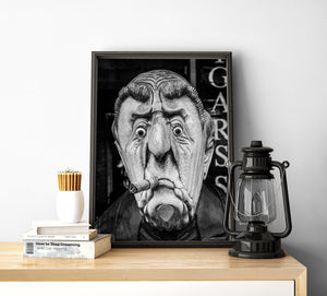 Scultura caricaturale in legno Arte da parete