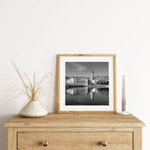 Artistic portrayal of Trogir's historical cathedral