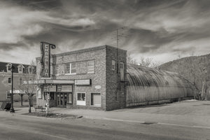 Photo de théâtre en noir et blanc