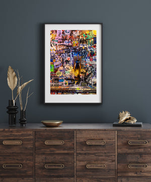 Creative expression wall photo print