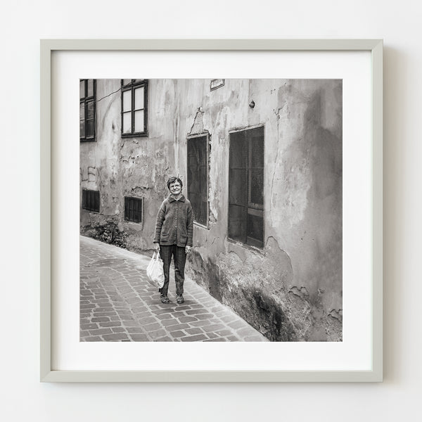 Charming woman Brasov Romania wall art