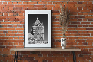 Torre del castello Frontenac Stampa d’arte da parete