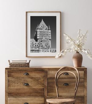 Torre storica monocromatica a Quebec City