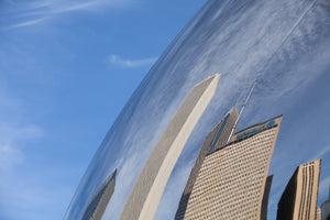 Riflessioni sull'edificio Chicago Bean | Edizione limitata di 10