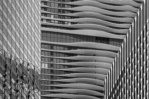 Modernes Design der Wolkenkratzer von Chicago