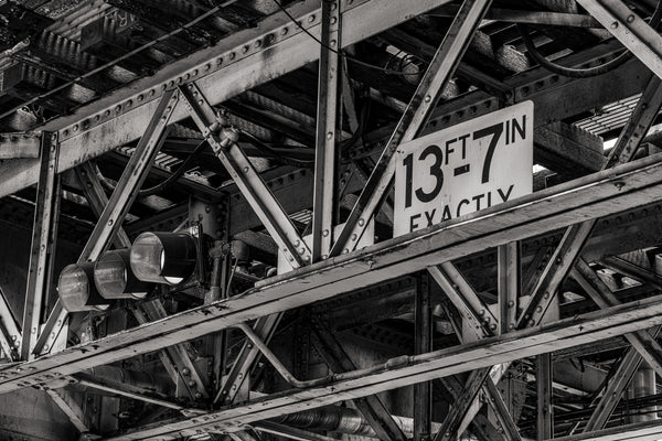 Industrial steel structure in Chicago