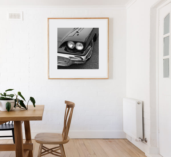 1959 car detail wall art