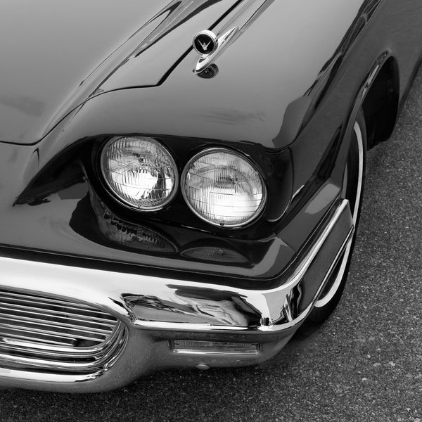 Classic car front detail