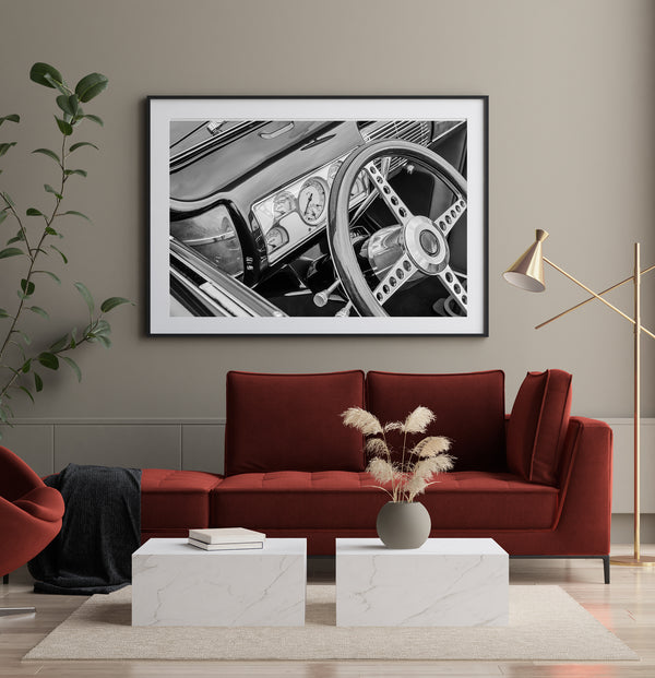 Vintage automotive design art