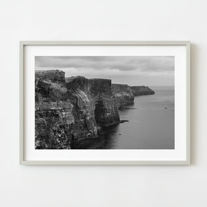Cliffs of Moher on a dark day | Photo Art Print fine art photographic print