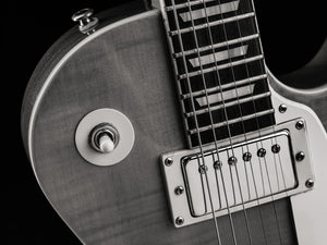 Monochrome fine art print of guitar switch