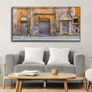 Closed up shops in Rome Italy | Photo Art Print fine art photographic print