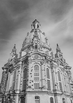 Historic Frauenkirche Dresden architectural details