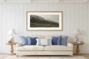 Clouds over Iceland rugged landscape | Photo Art Print fine art photographic print
