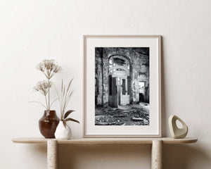 Croatia Hotel's Abandoned Front Entrance | Photo Art Print fine art photographic print