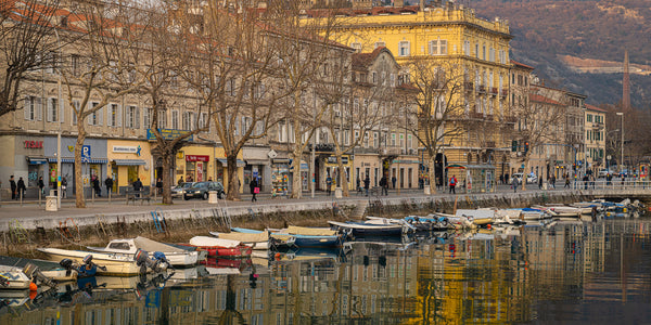 Croatian port city photograph