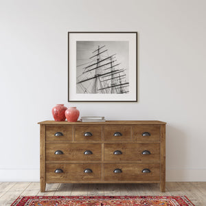 Cutty Sark rigging close-up