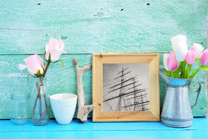 Cutty Sark rigging in Greenwich, London