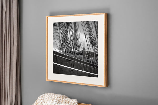 Nautical rigging art print