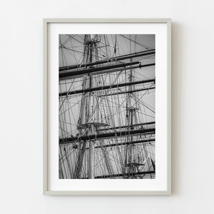 Cutty Sark standing rigging detail