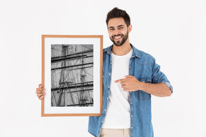 Historic ship rigging in London