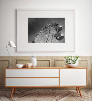 Urban landscape Sydney Ferris wheel at night