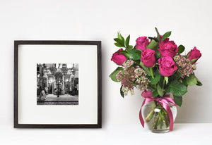 Decorated Dublin patio bar | Photo Art Print fine art photographic print