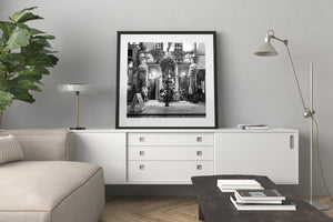 Decorated Dublin patio bar | Photo Art Print fine art photographic print