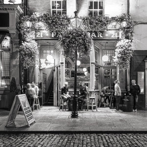 Decorated Dublin patio bar | Photo Art Print fine art photographic print